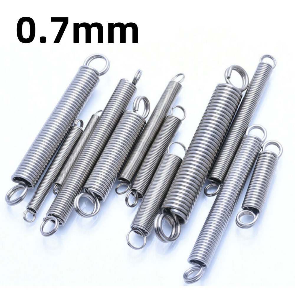 Stainless Steel 0.7mm Expansion Tension Springs for Extending Applications  