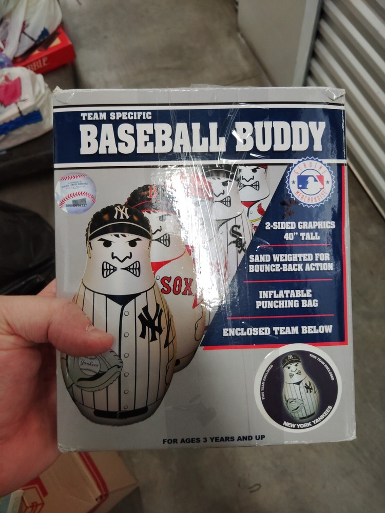 NEW YORK Yankees BASEBALL BUDDY BOP PUNCH BAG 40