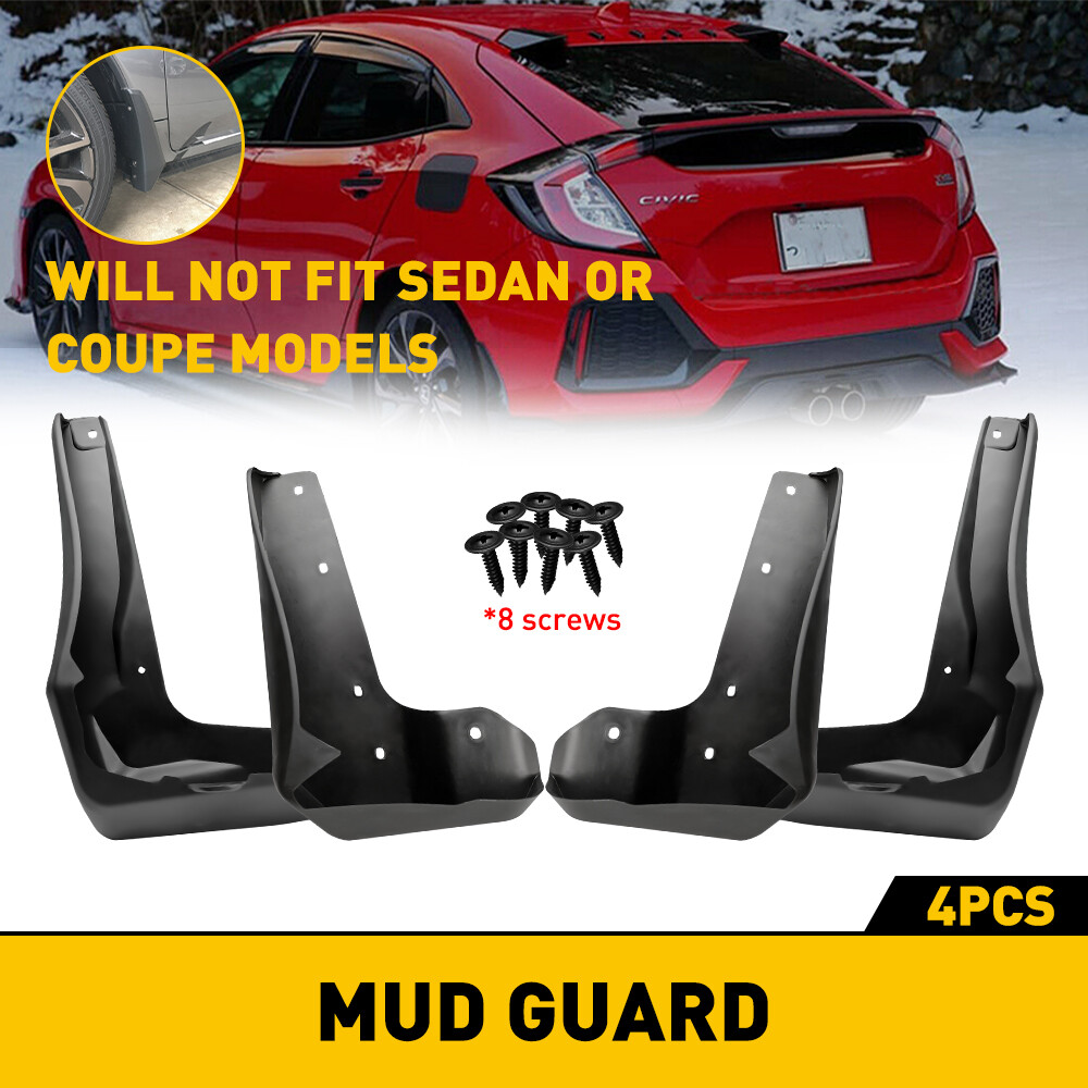 Mud Flap Splash Guards For 10th Gen Civic Hatchback 2017-2021 Car Accessori M