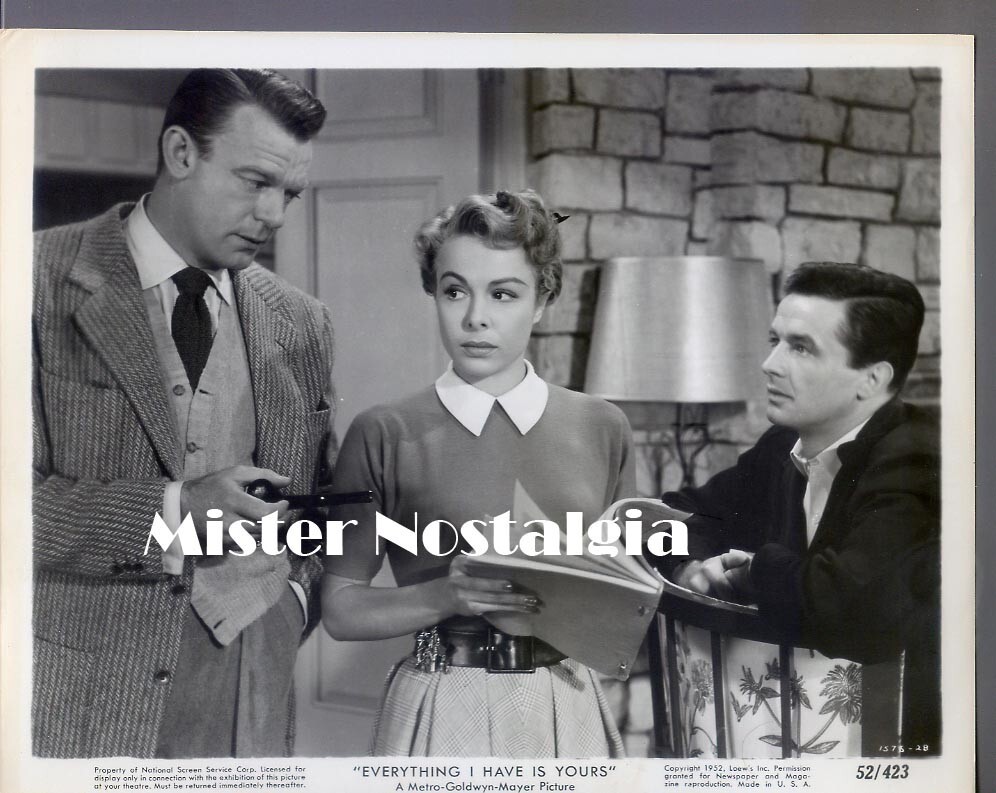 Marge Champion Dennis O'keefe Everything I Have Is Yours vintage 1952 photo
