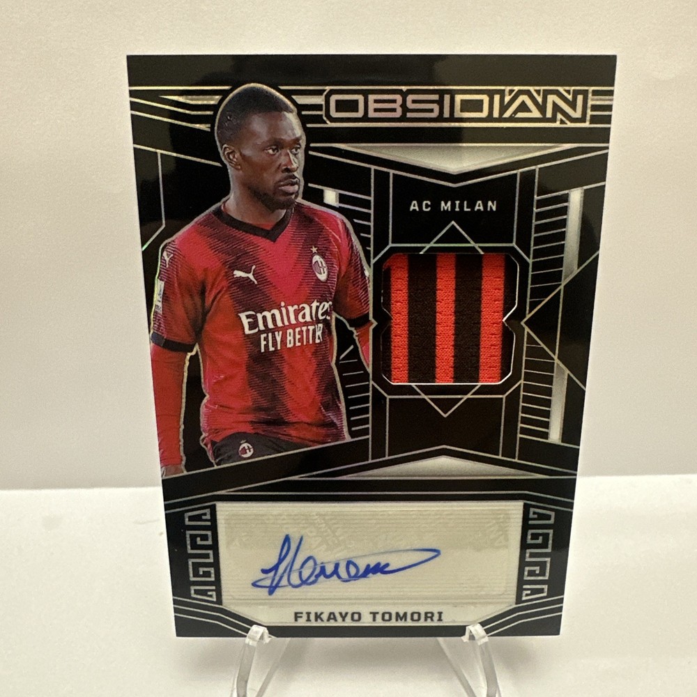 2023-24 Panini Obsidian Fikayo Tomori Jersey Autograph Card #JA-FT /199 AU MEM