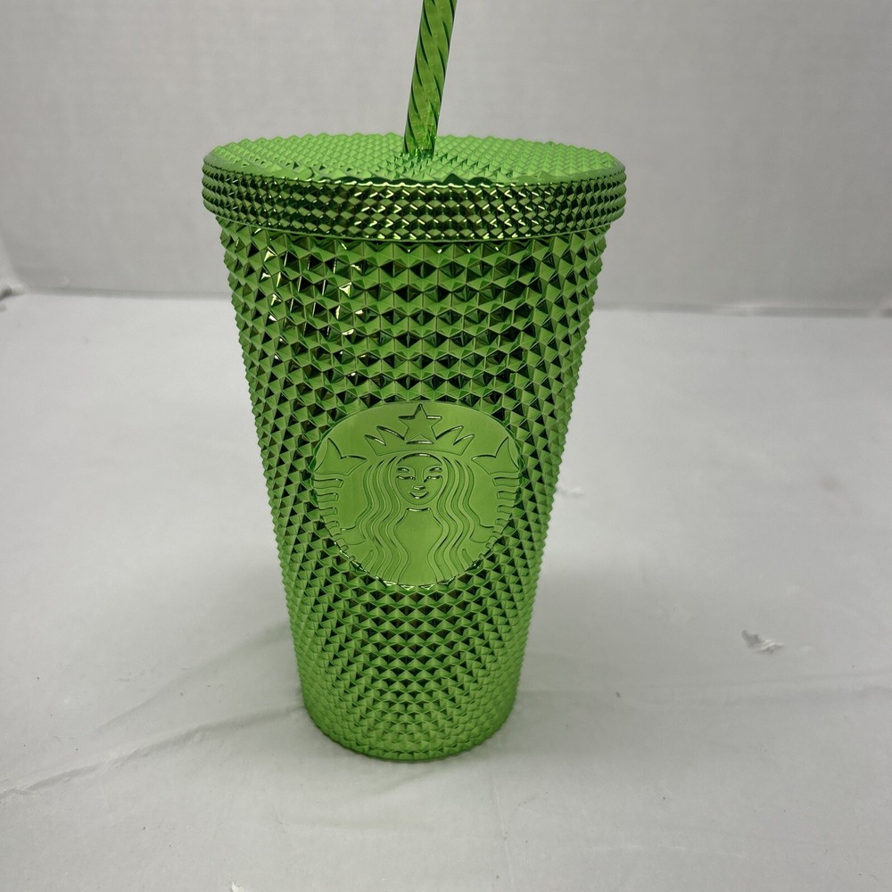 Starbucks 2023 Christmas Metallic Grinch Green Grande 16oz Tumbler NWT
