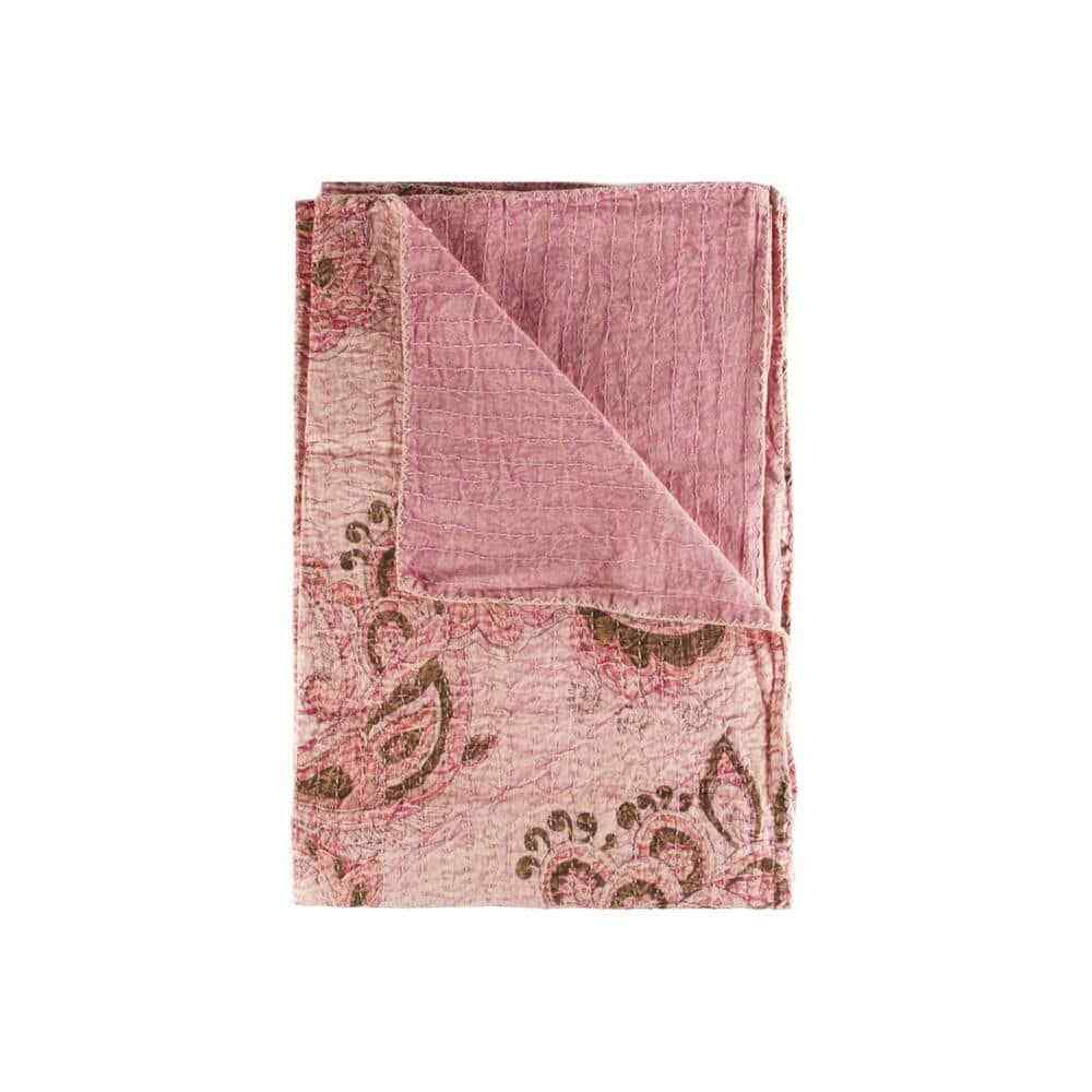 Josephine Multi-Colored Modern Cotton Throw Blanket