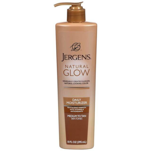 Jergens Natural Glow Daily Moisturizer, Medium-Tan Skin Tones - 10 oz