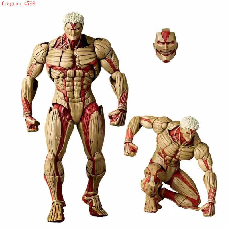 Attack on Titan Reiner Braun The Armored Titan Action Figure Doll Model Toy 16cm