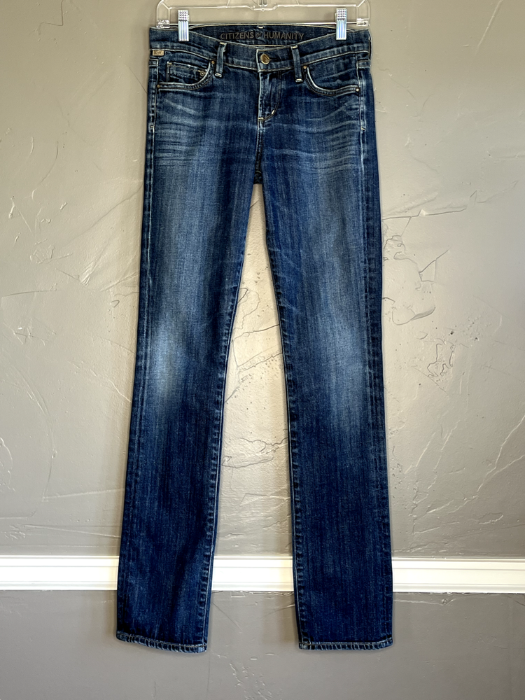Citizens of Humanity Ava Womens Low Rise Straight Leg Jeans Size 26