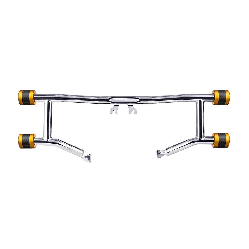 Chrome Protek Front Performance Two-Step Crash Bar Compatible with Harley