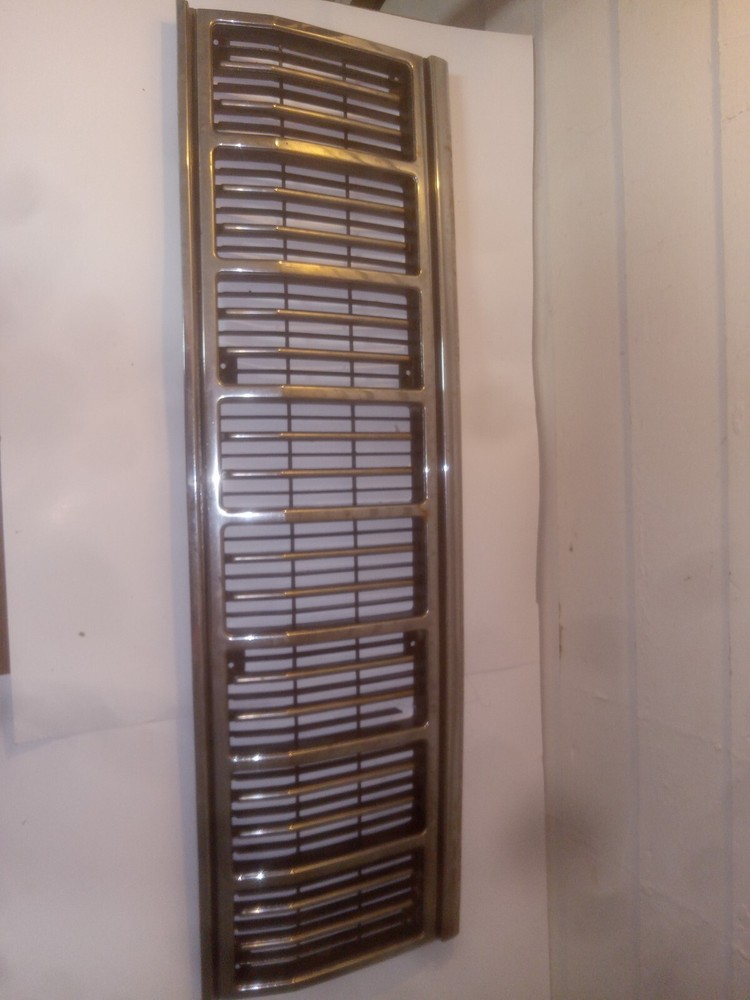 1991-1996 Jeep Cherokee XJ Chrome Front Header Panel Grille OEM Used 55034043