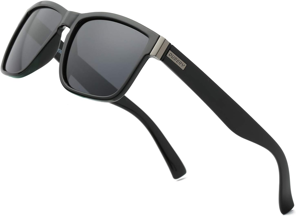 Vintage Polarized Sunglasses for Men Women Retro Square Sun Glasses D518