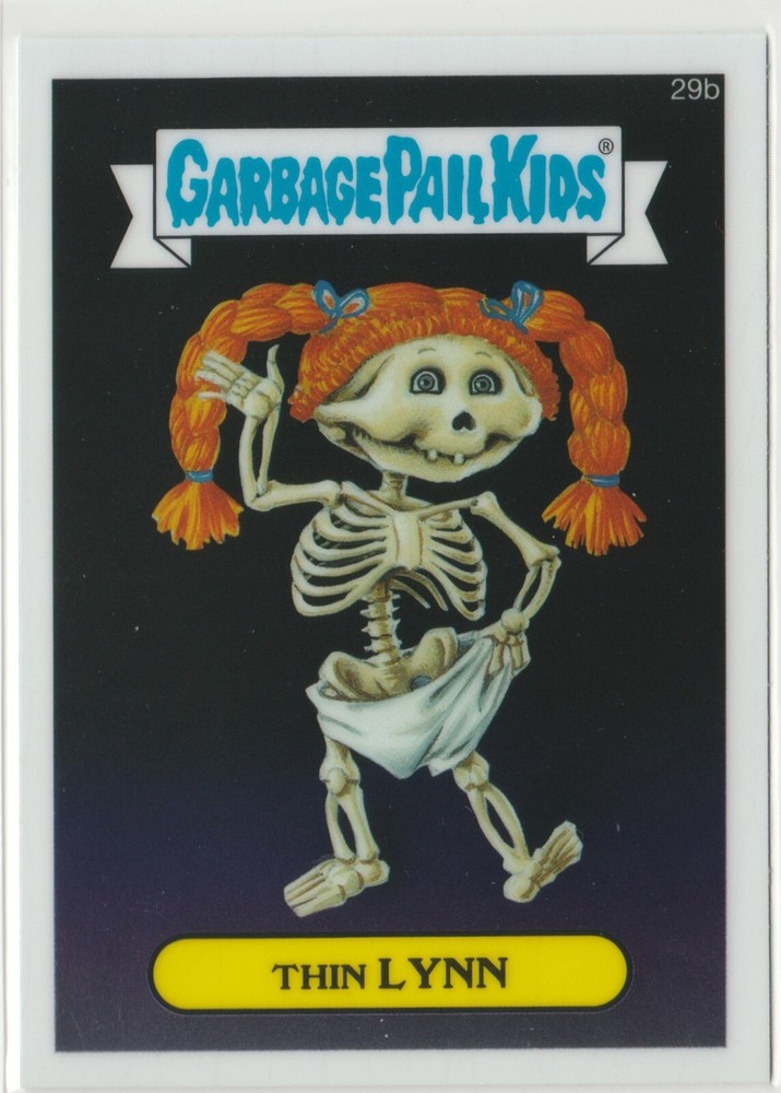 Thin Lynn 29b Garbage Pail Kids GPK 2013 Chrome Series 1 CS1 Trading Card