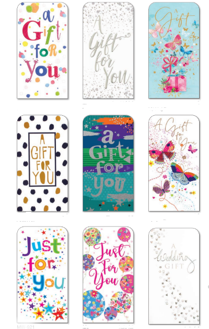 Money Wallets 4 Pack Assorted Cash Voucher Birthday Gift Cards Envelopes Present-image