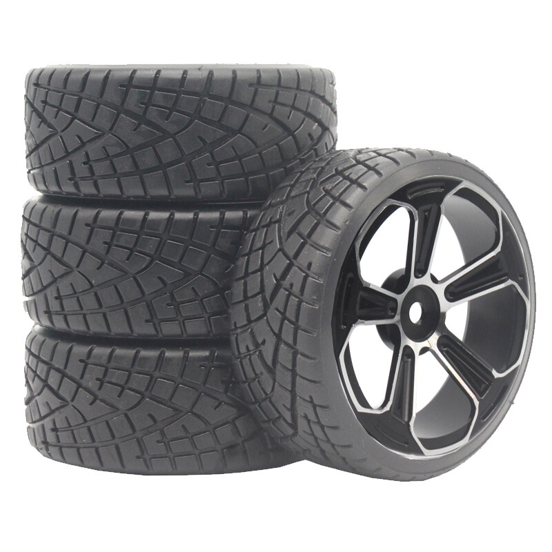 1/10 RC drift car alloy wheels & tires set for HSP MST Sakura Tamiya HPI FW06 D3