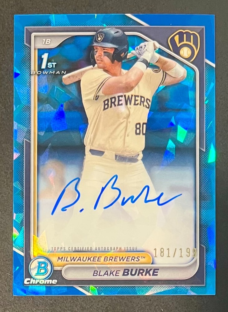 12% off!⚾(you pick) Milwaukee Brewers 2024 Bowman DRAFT (base, parallels)🔵🟡