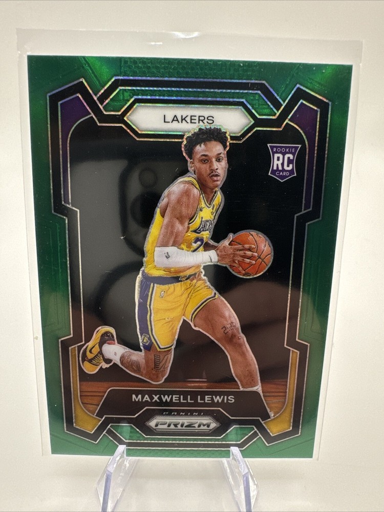 2023-24 Panini Prizm - Green Prizm #143 Maxwell Lewis (RC)