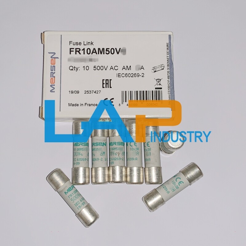 QTY:10 NEW FOR Ferraz Shawmut FR10AM40V25 Fuse 25A 10x38mm
