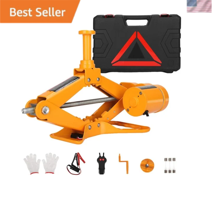 Electric Car Jack or Jack Set 2 Ton by DC 12V All-In-One Automatic Sedan Lift S