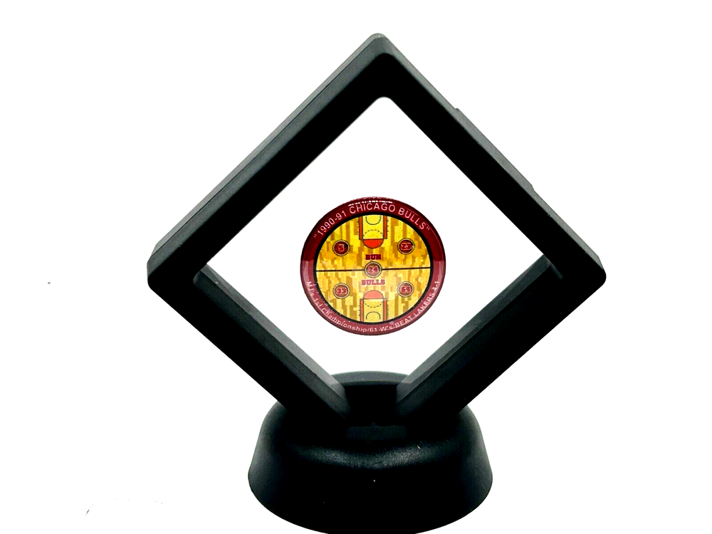 Chicago Bulls 1990-91 CHAMPIONS floating Sports Badge-Classic Collectable