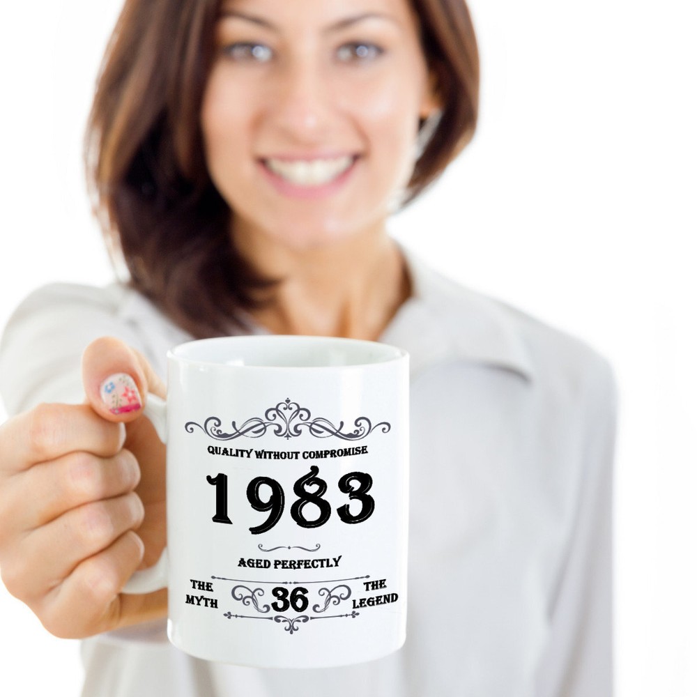 1983 Birthday Mug Year Born Birthday Vintage Gift Coffee Mug Personalized Birth