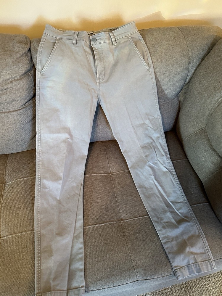 Levi's Mens Gray XX Slim Taper Fit Chino Pants Jeans Size 32x32