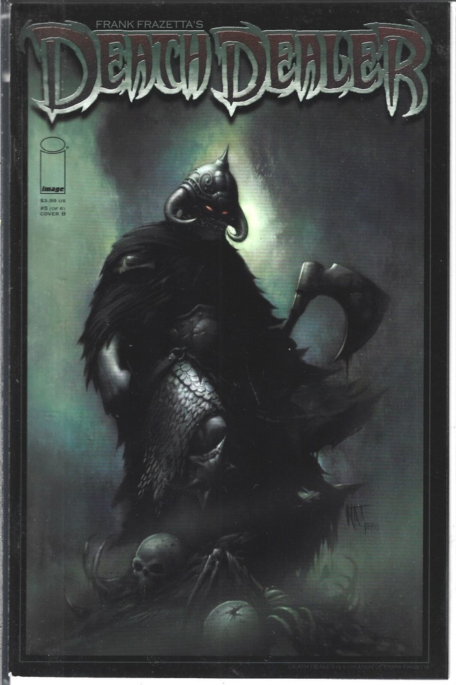 FRANK FRAZETTA DEATH DEALER 5 COVER B VF NM IMAGE COMICS 3.95 FLAT SHIPPING