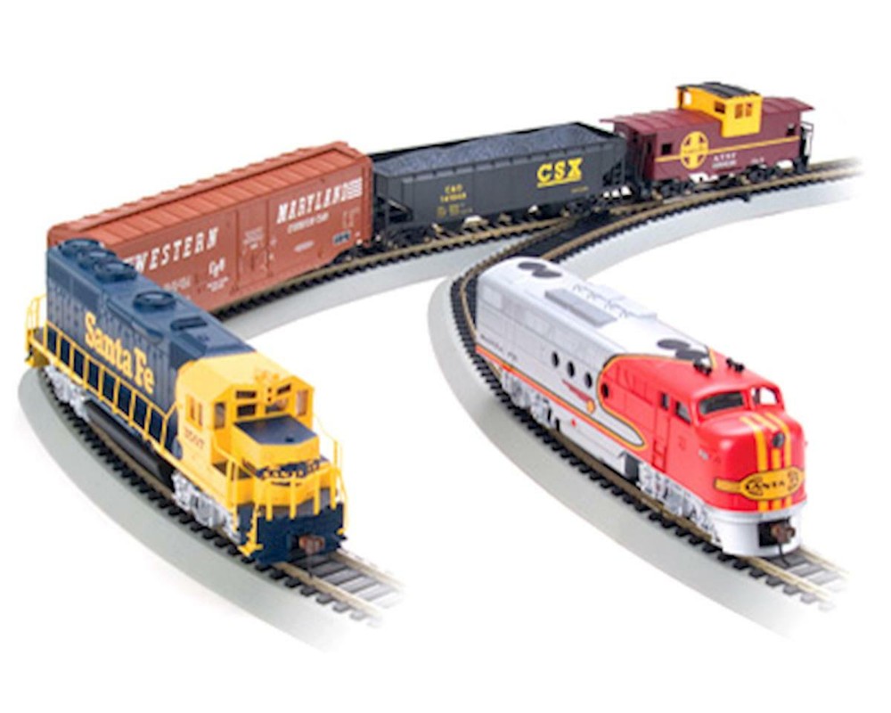 Bachmann Digital Commander Deluxe Train Set w/DCC (Santa Fe) (HO-Scale)