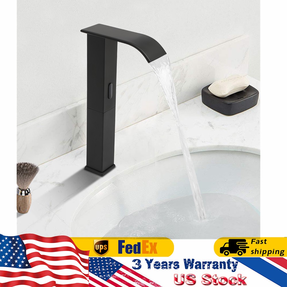 Auto Sensor Baking Paint Faucet 0-80°C Temp Kitchen Sink