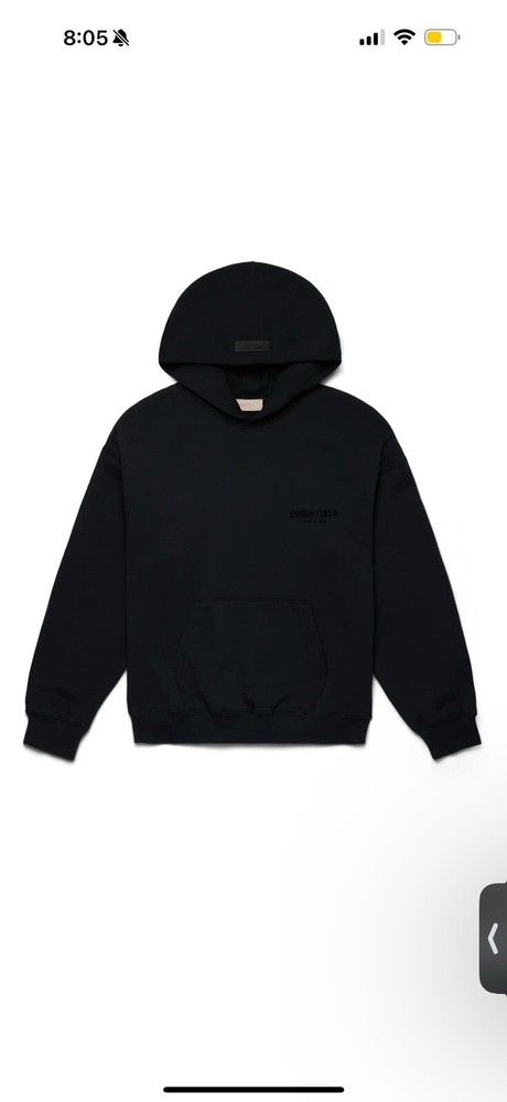Fear Of God Essential Oversized Hooded Pullover Sweatshirt  
