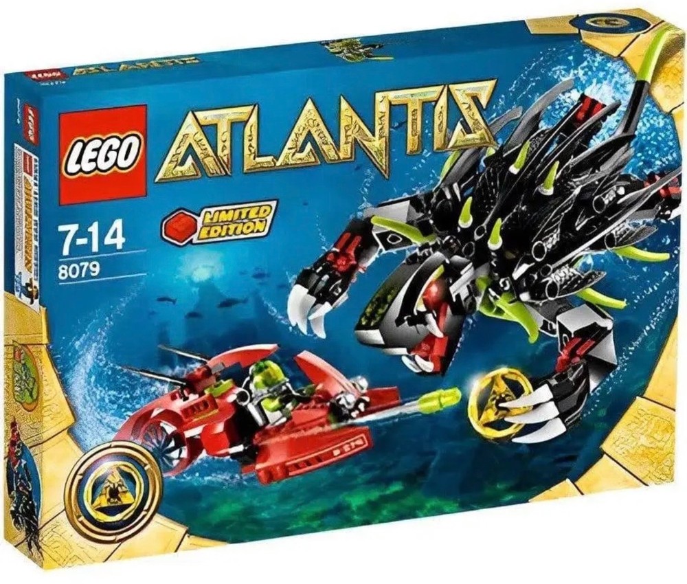 LEGO Atlantis 8079 Shadow Snapper NEW SEALED Limited Edition Rare Retired