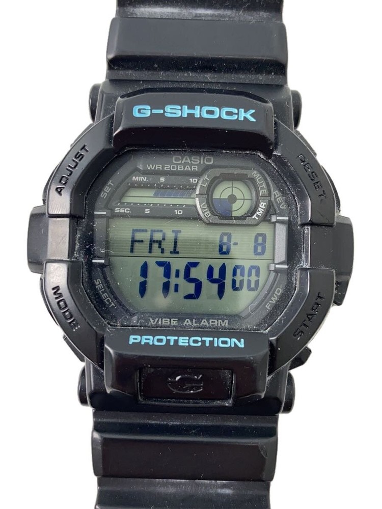 CASIO Quartz Watch ・G-SHOCK/ Digital / Rubber /BLK/BLK/SS