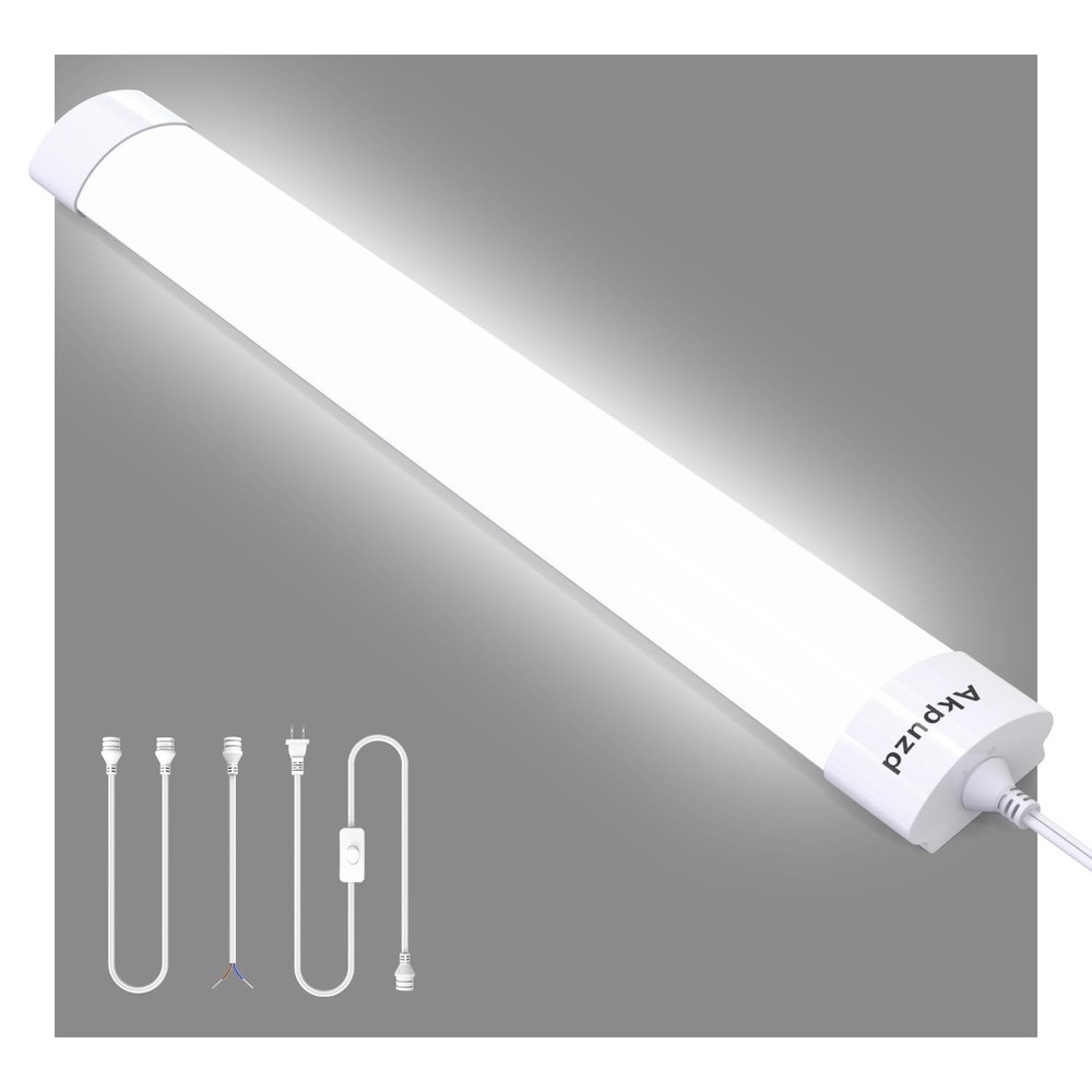 [Upgrade] Plug in Ceiling Lights, 2FT Plug in Light, IP66 Waterproof 18W LED ...