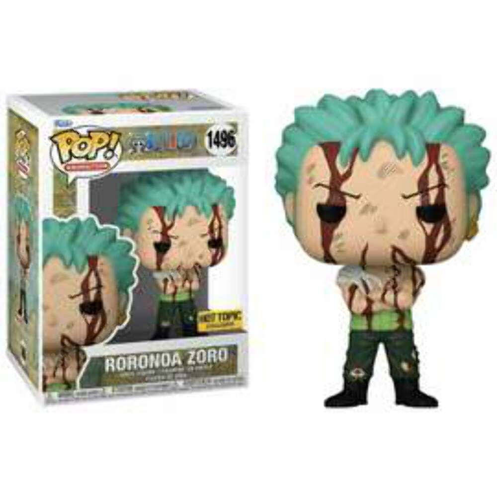 Funko POP One Piece Roronoa Zoro Hot Topic Exclusive #1496 Vinyl Figure