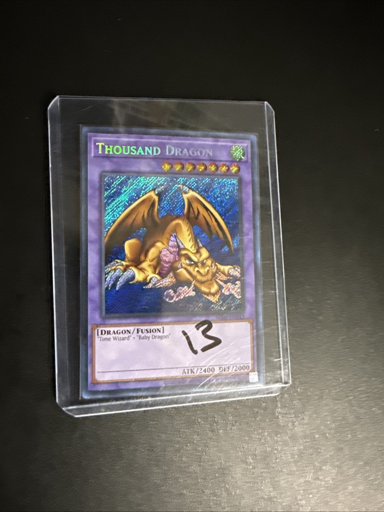 Yu-Gi-Oh TCG Thousand Dragon MRD-E143 Unlimited Secret Rare Metal Raiders Edition