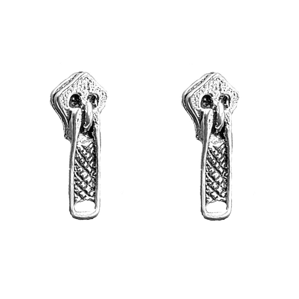 Little Tiny Chain Shaped Earring Stud Gift 925 Silver Different Gift for Boy