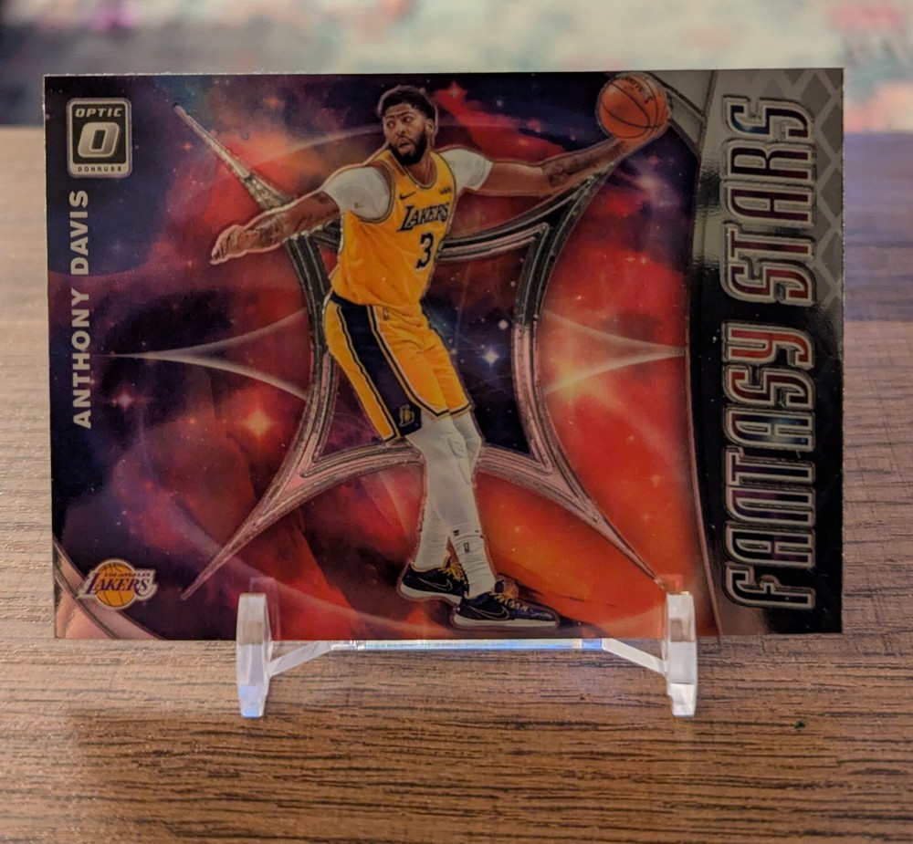 2019-20 Donruss Optic Fantasy Stars #8 - Anthony Davis Lakers NBA Card