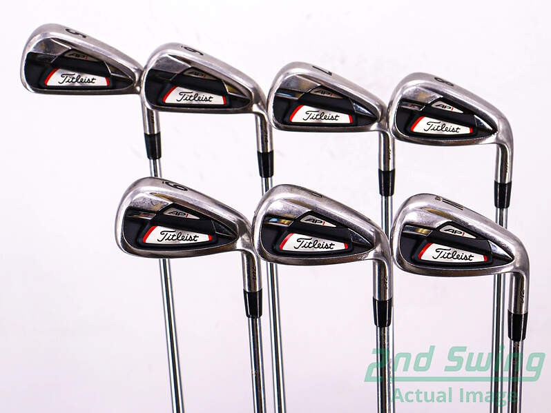 Titleist 718 AP1 Iron Set 5-PW with PW2 Steel Shafts Regular Flex Right Handed Standard