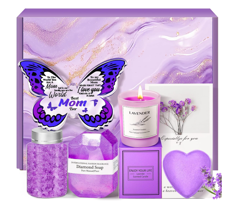 Unique Mother's Day Gift Box Set - Thoughtful Birthday Basket for Mom from Daughter or Son-image