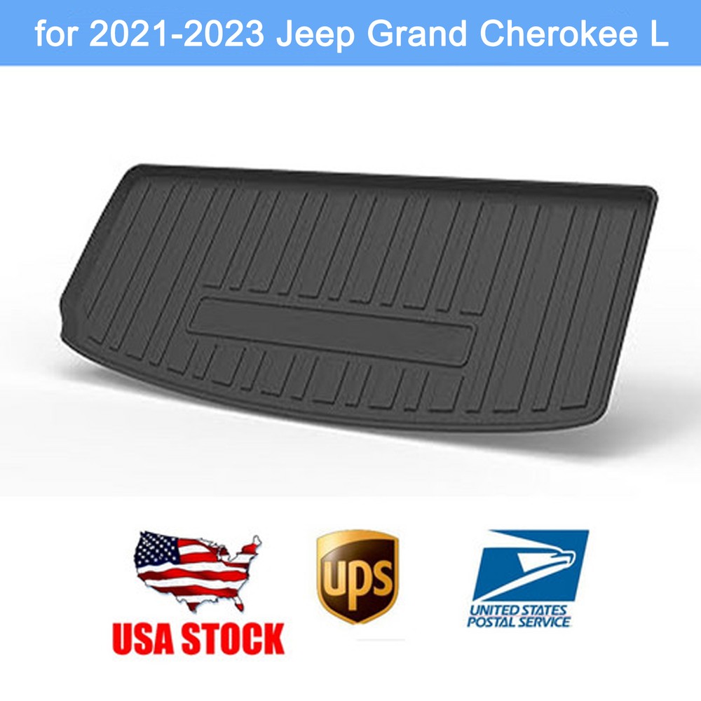 TPO Cargo Carpet Floor Cover Mat Black fit for Jeep Grand Cherokee L 2021-2023