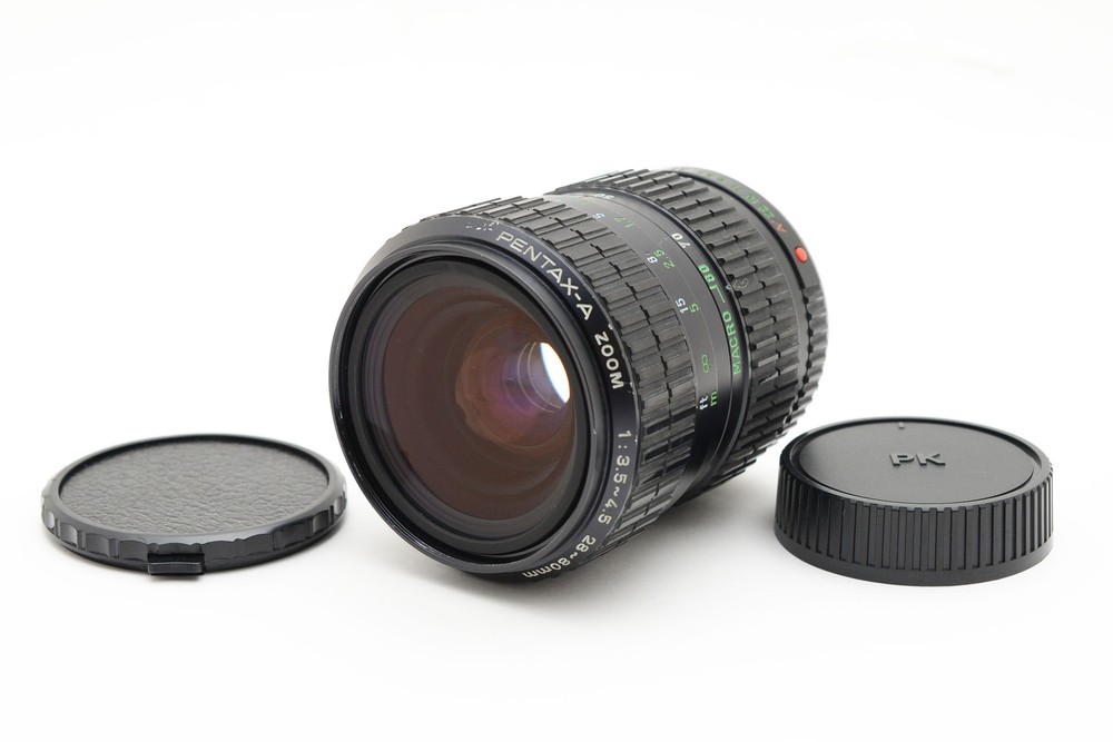 [Exc+5] PENTAX-A ZOOM 28-80mm f/3.5-4.5 MF Macro Lens From JAPAN