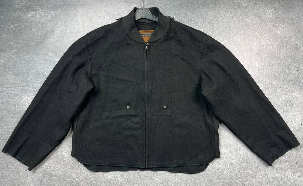 90’s LEFT HAND x MASSIMO OSTI Wool Dutch Rope Liner Detachable Jacket Bomber