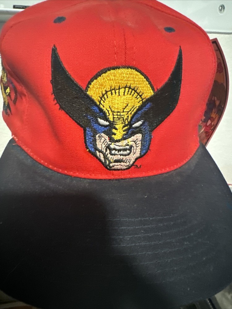 Vintage 1993 Marvel Comics Wolverine American Needle Snap Back Hat