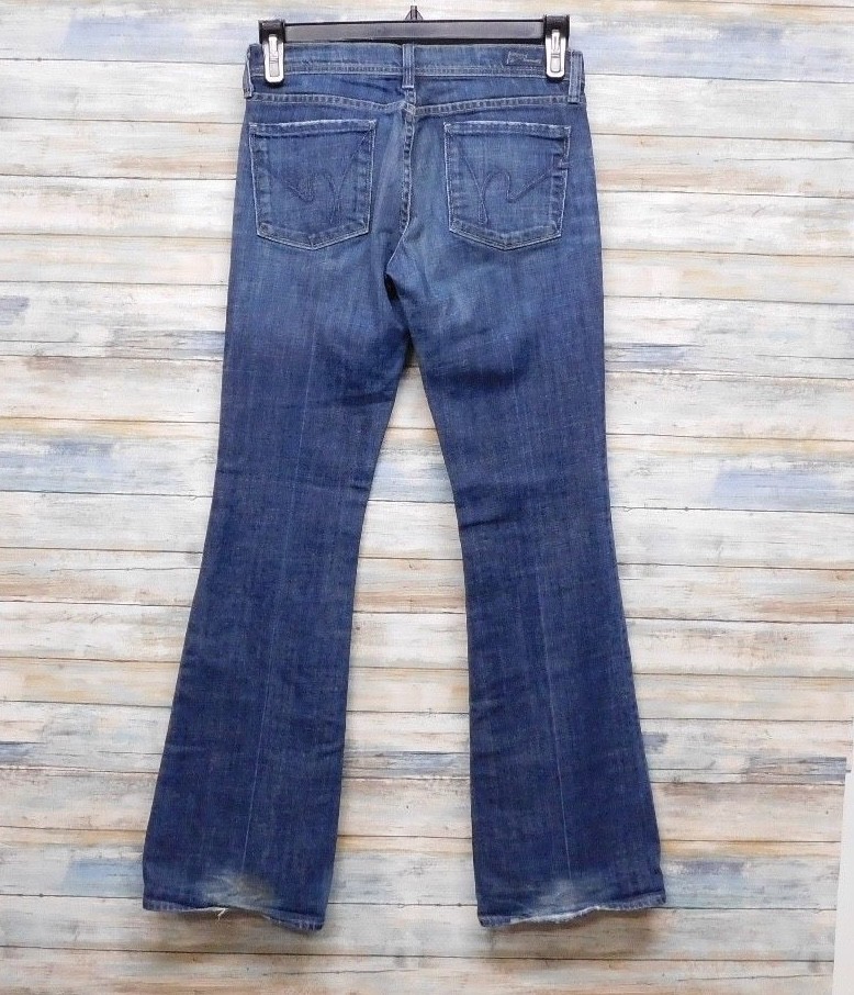 Citizen of Humanity Low Waist Flare Stretch Jeans Women's Size 27x32