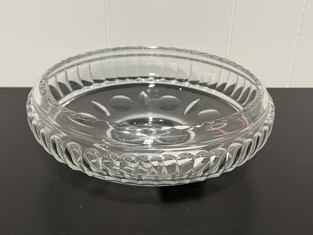 Clear Tiffin Crown Bowl 10in