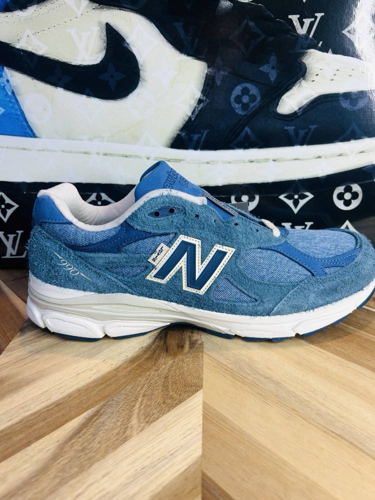 New Balance 990v3 X Levi's Made In USA Denim Blue M990LI3 Men’s 12 Supreme