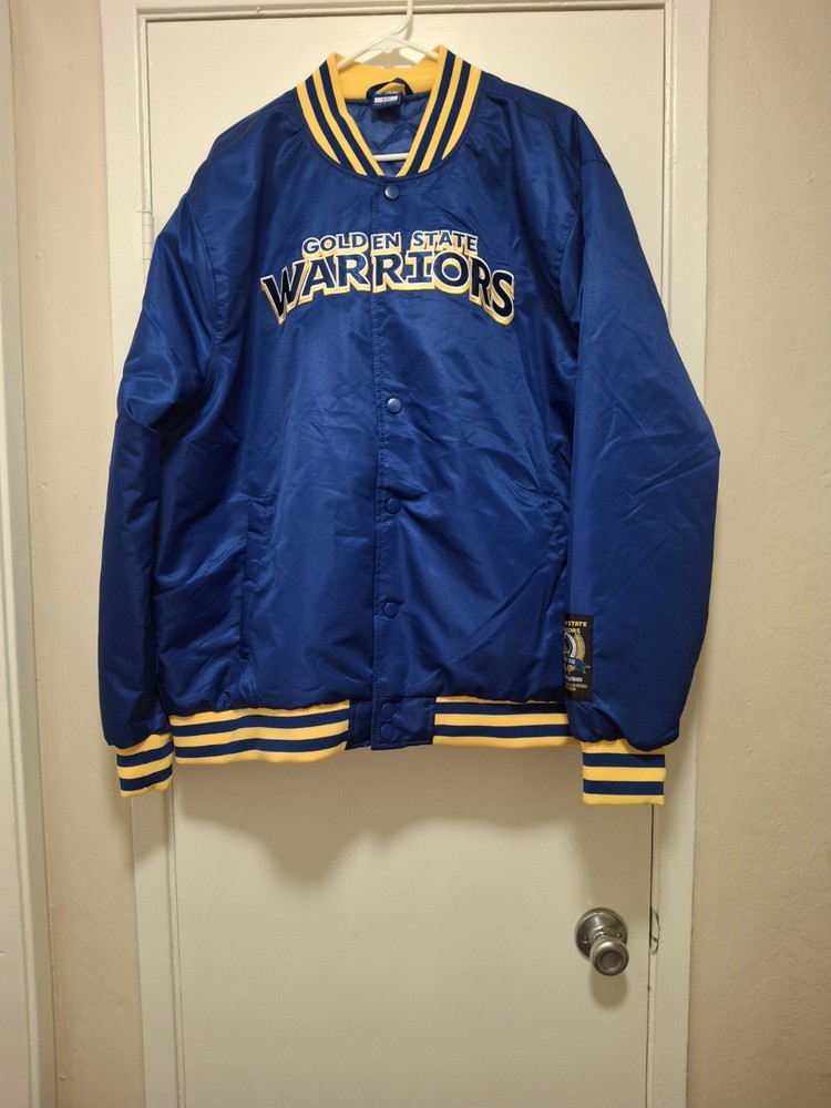 Golden State Warriors Satin Varsity Jacket XXL(make Your Offer)