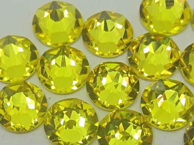 20SS Citrine Hotfix European Rhinestones 72pcs for Stunning Embellishments