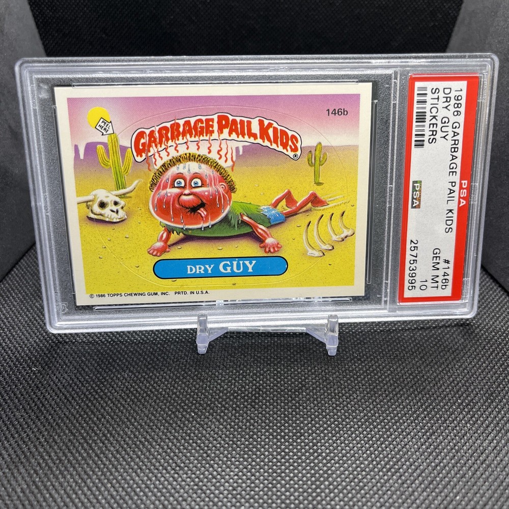 1986 Topps Garbage Pail Kids Dry Guy Stickers #146B PSA 10 Gem Mint Pop 37