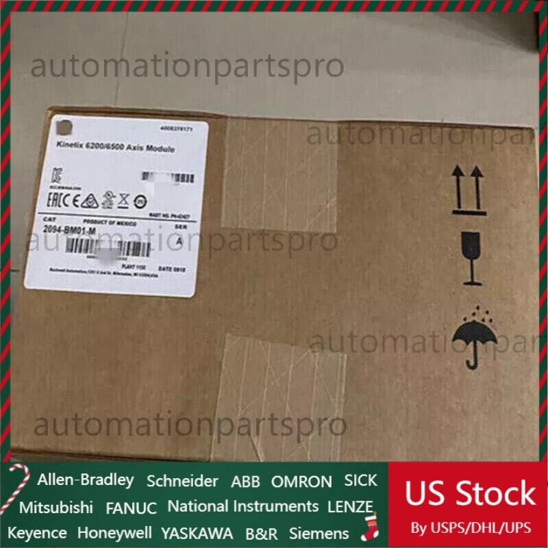 New Allen-Bradley 2094-BM01-M KINETIX 6200/6500 AXIS POWER MODULE 400/460V 9A