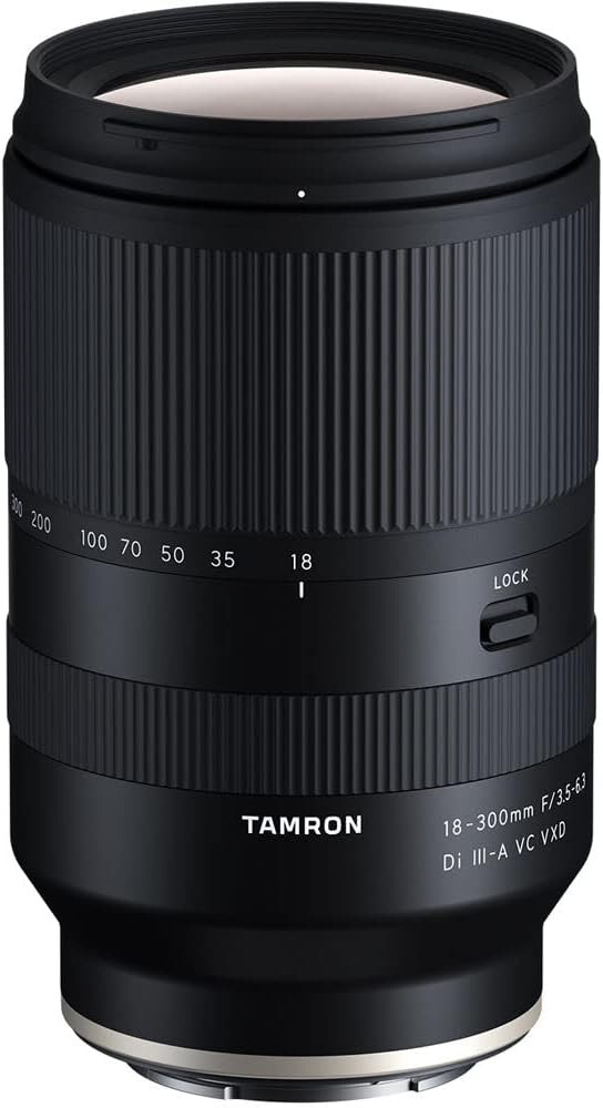 Tamron 18-300mm f3.5-6.3 Di III-A VC VXD Zoom Lens for Sony E-Mount Black