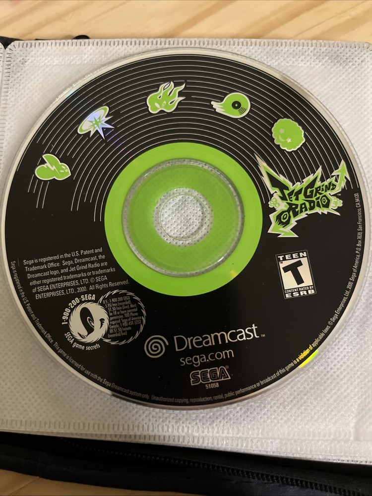 Jet Grind Radio (Sega Dreamcast) DC video game DISC ONLY RARE JGR