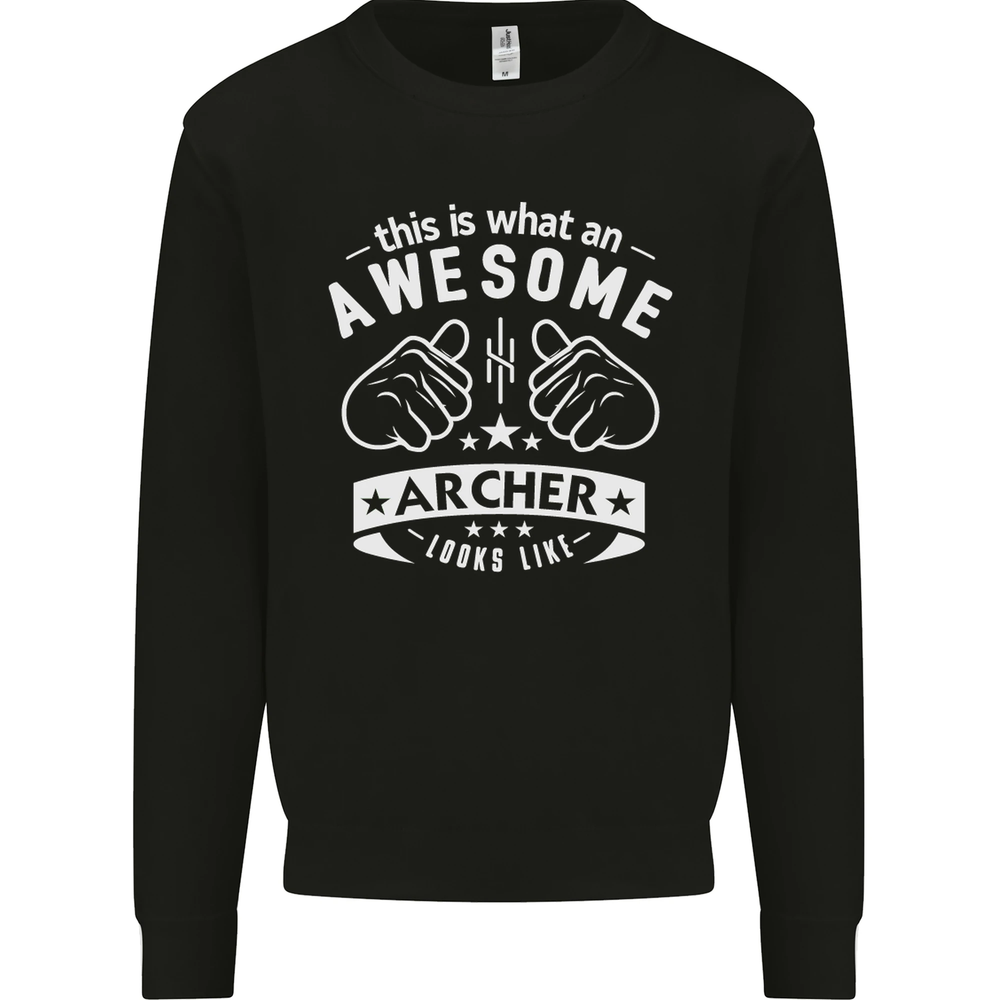 An Awesome Archer Looks Like Archery Mens Sweatshirt Jumper